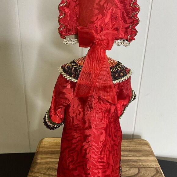 Vintage Antique 11" Russian Handmade Traditional Porcelain Folk Art Costume Doll - Picture 8 of 10